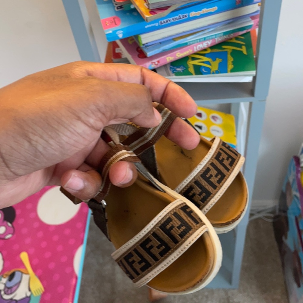 Fendi baby shoes